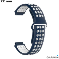 Verkauf von Garmin Smartwatch-Armbändern 22mm Blau Gummi