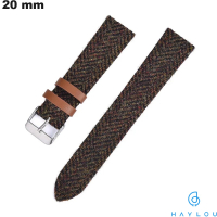 Pulsera Marrón de reloj Haylou 20 mm Cuero Sintético barata