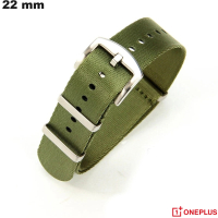 OnePlus 22 mm Green Fabric Watch Strap \ Free Shipping on Orders Over €20