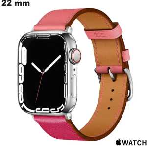 Pulsera Apple Watch 22 mm chic Cuero Verdadero: Entrega Rápida