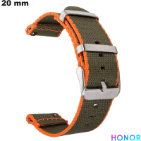 Bracelet Vert Tissu smartwatch 20mm Honor