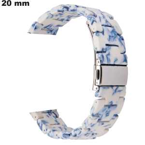 Bracciale u per orologio 20mm Resina Bianca / Spedizione Veloce