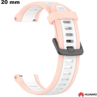 Pulsera Huawei de 20 mm de silicona para reloj Rosa - Envío a 3,99€