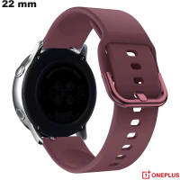 Pulseira para relógio fitness de borracha OnePlus roxa de qualidade