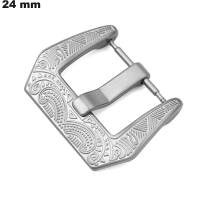 Verkoop van roestvrijstalen horluifsluiting Zilverkleurig 24 mm