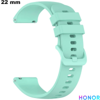 Reloj inteligente de pulsera de silicona verde 22 mm Honor ● Calidad Premium
