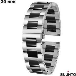 Pulsera Suunto 20mm para reloj Cerámica Plateada de calidad
