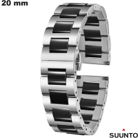Suunto 20mm Bracelet for Quality Silver Ceramic Watch