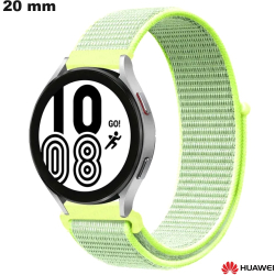 Bracelet montre connectée Tissu 20mm Huawei Vert