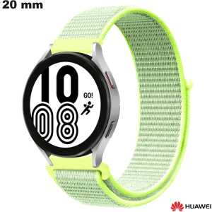 Braccialetto orologio connesso Tessuto 20mm Huawei Verde economico