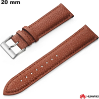 Vende Pulsera de Cuero Verdadero para Smartwatch Huawei Marrón