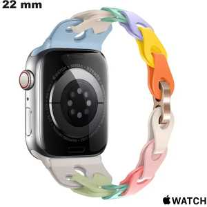 Buntes 22mm Uhrenarmband aus Gummi | Schneller Versand