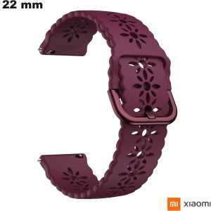 Bracelet de montre Violet Caoutchouc Xiaomi 22 mm de qualité