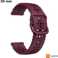 Pulsera de reloj Morada de Caucho Xiaomi 22 mm de calidad