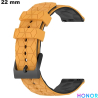 Acheter Armband Honor Siliconen 22 mm horloge Oranje / Port à 3,99€