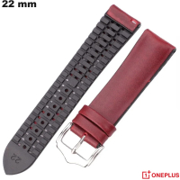Bracciale Rosso OnePlus Silicone 22mm orologio - Spedizione Gratis