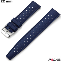 Venta de pulsera de reloj inteligente Azul Polar de caucho de 22 mm