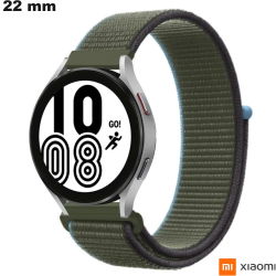 Xiaomi Grünes 22 mm Velcro Smartwatch-Armband
