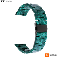 Pulsera de 22 mm para reloj inteligente Xiaomi Resina Verde de calidad