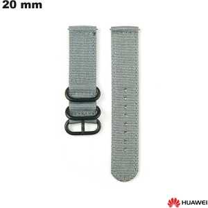 Grijze Armband 20 mm Huawei Horlogeband - Snelle Levering