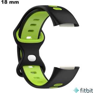 Braccialetto 18mm FitBit Silicone Nero per smartwatch economico