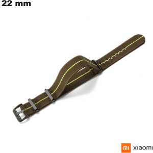 Armband Xiaomi Grün Stoff 22mm für Uhr: Versand in 24h