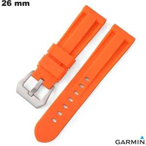 Armband Caoutchouc Garmin Oranje smartwatch 26mm goedkoop
