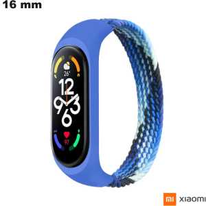Cheap 16 mm Blue Fabric Xiaomi Watch Elastic Bracelet