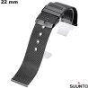 Acheter 22mm Suunto Quality Milanese Black Metal Watch Bracelet