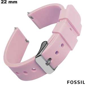 Pulsera Rosa 22mm para reloj de Silicona Fossil # Expedición 24h