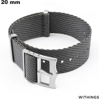 Pulsera de Tela Withings militar 20mm Gris / Envío Gratis