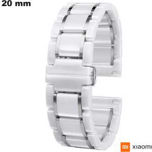 Pulsera de Cerámica Xiaomi Blanca de 20 mm de smartwatch de calidad