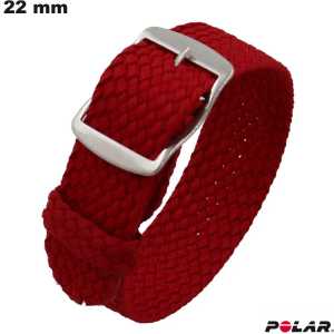 Pulsera de smartwatch 22mm Roja Polar Nylon ● Envío Rápido