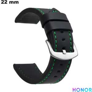Koop Honor Zwart 22mm gladde band slimme horloge