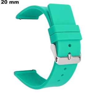 Armband Silikon Blau 20mm Sportuhr Volleyball ● Schnelle Lieferung