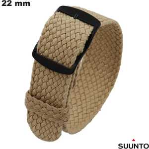 Vintage Beige NATO Style Fabric Bracelet for Suunto Quality Watch
