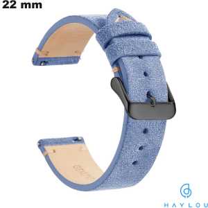 Sale Haylou Blue Genuine Leather Smartwatch Bracelet