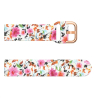 Acheter Bracelet Blanc Caoutchouc Floraux montre 22 mm Xiaomi de qualité