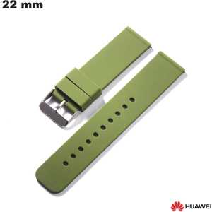 Armband Groen 22 mm Huawei smartwatch trendy Rubber goedkoop