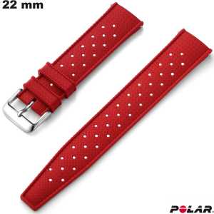 Acheter Bracelet Caoutchouc 22mm Rouge Polar montre connectée
