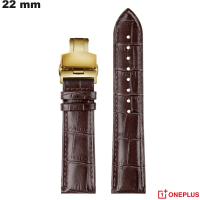 Armband 22mm Echtes Leder OnePlus für hochwertige Uhren