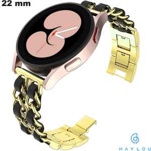 Vendita Braccialetto Haylou Acciaio Inossidabile smartwatch 22 mm Dorato