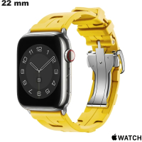 Bracelete Apple Watch smartwatch 22mm Amarelo Silicone de qualidade