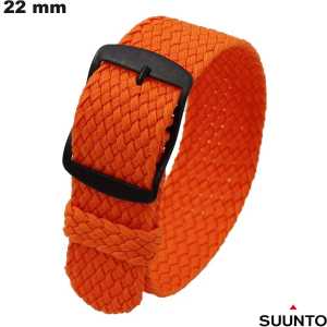 22mm Suunto Orange Fabric Smartwatch Bracelet: Fast Shipping
