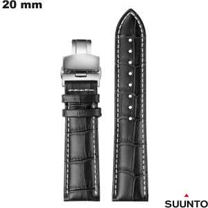Venta de Pulsera Negra de 20 mm para smartwatch en Cuero Verdadero Suunto