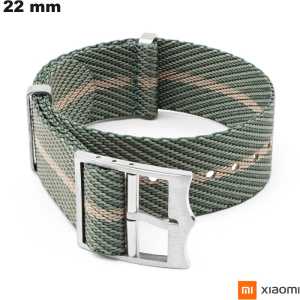 Armband 22 mm Groene Nylon Xiaomi smartwatch goedkoop