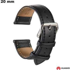 Genuine Black Leather Bracelet for Huawei Smartwatch of High Quality