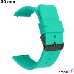 Amazfit 20mm Blue Silicone Bracelet Smartwatch