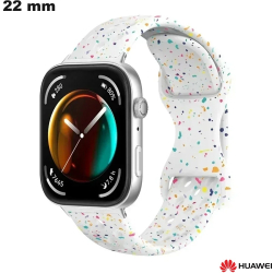 Bracelet Blanc montre intelligente Silicone Huawei 22mm