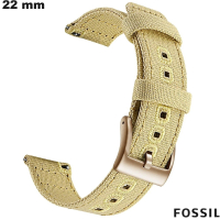 Bracciale Fossil Beige Tessuto smartwatch 22 mm - Spedizione in 24h